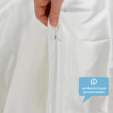 Hugged® Bambus sengetøy - Hvit