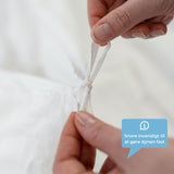 Hugged® Bambus sengetøy - Hvit