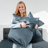 Hugged® Bambus putetrekk - Navyblå