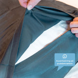 Hugged® Bambus sengetøy - Navyblå